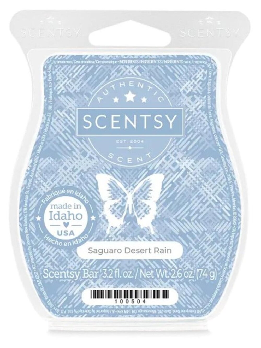 Scentsy SAGUARO DESERT RAIN Scented Wax Bar Melt New